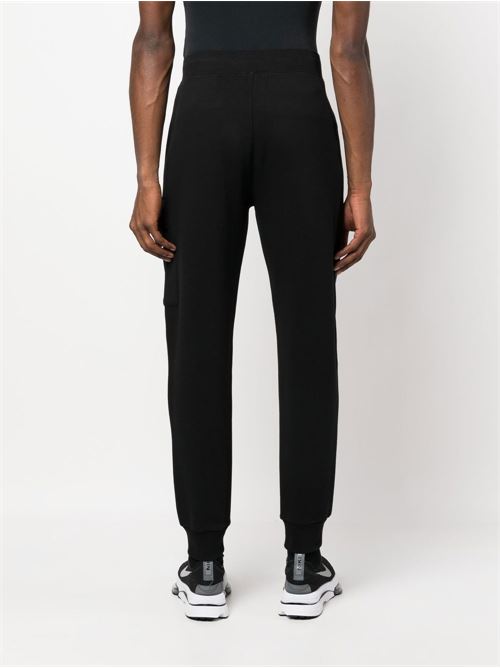Pantalone tuta nero con tasca cargo CP COMPANY | 14CMSP017A005086W999